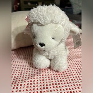 NWT Carters Lamb Wind Up Musical Waggy Prestige Baby Stuffed Plush Head Moves.